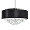 Cwi Lighting Dash 4 Light Drum Shade Chandelier With Chrome Finish 5443P18C (Black) - alternate 3